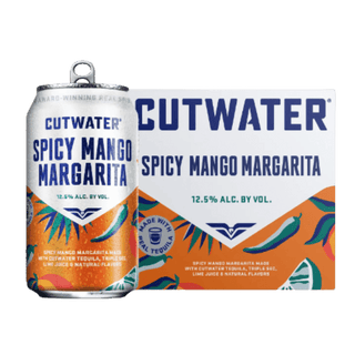 Cutwater Spicy Mango Margarita 4 Pack 12oz Cans - Liquor On Broadway