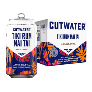 Cutwater Tiki Rum Mai Tai 4 Pack 12oz Cans - Liquor On Broadway