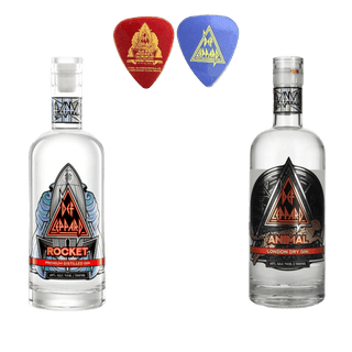 Def Leppard Gin Bundle With Free Guitar Picks (2 Bottles + 2 Picks) - Liquor On Broadway