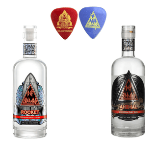 Def Leppard Gin Bundle with free guitar picks - Liquor On Broadway