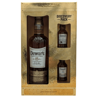 Dewar’s 15 Year Blended Scotch Whisky Discovery Pack 750ml Gift Set - Liquor On Broadway