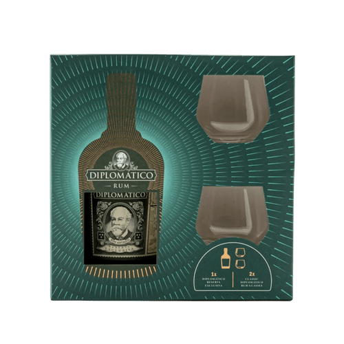 Diplomático Reserva Exclusiva Rum Gift Set 750ml - Liquor On Broadway