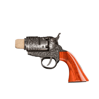 Doc Holliday 10 - Year Straight Bourbon Whiskey Revolver Collector’s Set - Liquor On Broadway