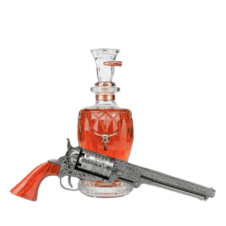 Doc Holliday 10 - Year Straight Bourbon Whiskey Revolver Collector’s Set - Liquor On Broadway