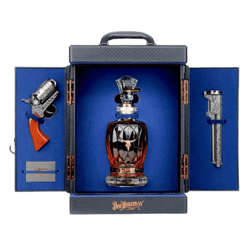 Doc Holliday 10 - Year Straight Bourbon Whiskey Revolver Collector’s Set - Liquor On Broadway