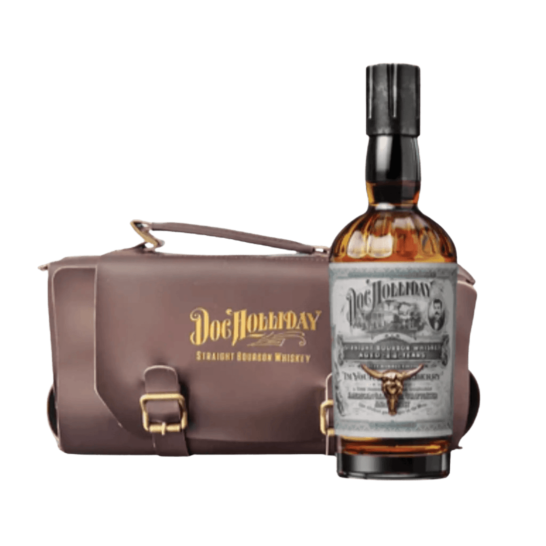 Doc Holliday 11 Year Straight Bourbon Whiskey Physician Bag Set Limited Edition 750ml - Liquor On Broadway