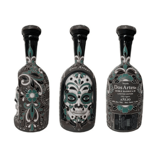 Dos Artes Day of the Dead Skull Doble Barrica Añejo Tequila 2025 Limited Edition 1L - Liquor On Broadway