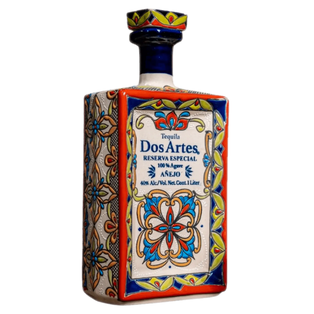 Dos Artes Reserva Especial Añejo Tequila Ceramic Bottle 1L - Liquor On Broadway