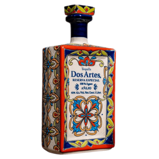 Dos Artes Reserva Especial Añejo Tequila Ceramic Bottle 1L - Liquor On Broadway