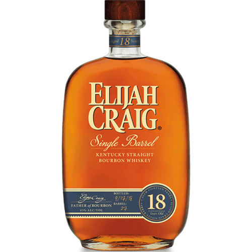 Elijah Craig 18 Year Single Barrel Kentucky Straight Bourbon Whiskey 750ml - Liquor On Broadway