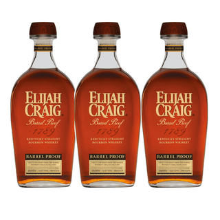 Elijah Craig Barrel Proof Batch A125 10 - Year Bourbon Whiskey 3 - Pack - Liquor On Broadway
