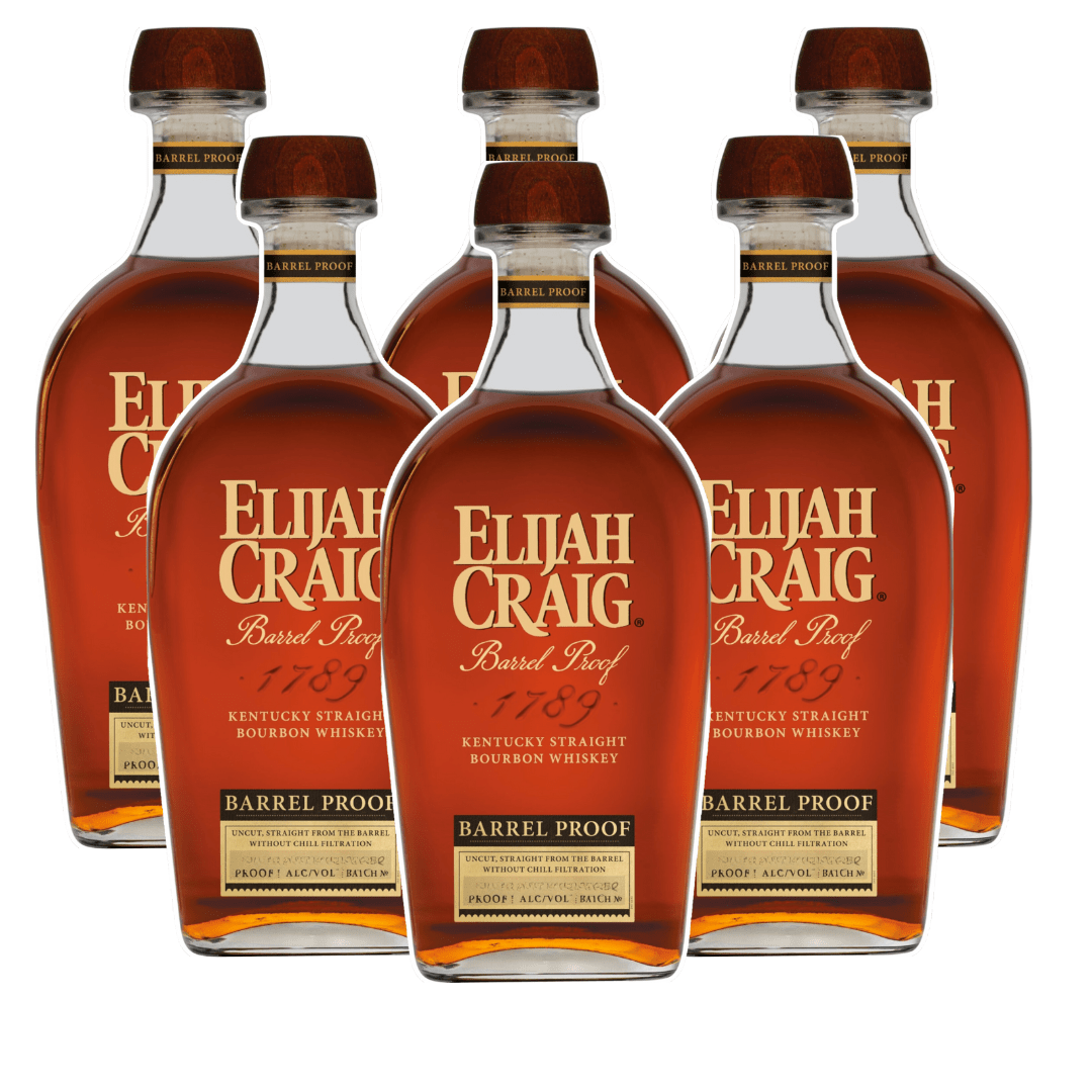 Elijah Craig Barrel Proof Batch A125 10 - Year Bourbon Whiskey 6 - Pack - Liquor On Broadway