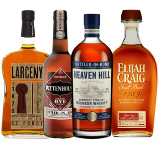 Elijah Craig, Rittenhouse Rye, Heaven Hill 7 Year & Larceny Bundle 4 x 750ml - Liquor On Broadway