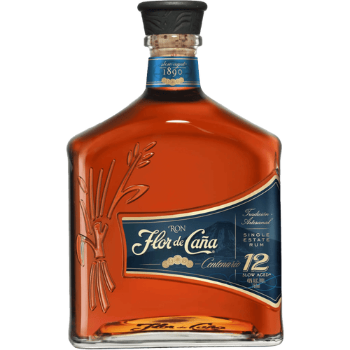 Flor de Cana Centenario 12 Single Estate Rum 750ml - Liquor On Broadway