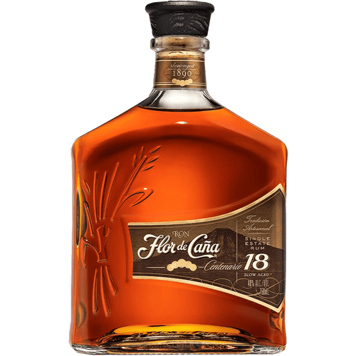 Flor de Cana Centenario 18 Single Estate Rum 750ml - Liquor On Broadway
