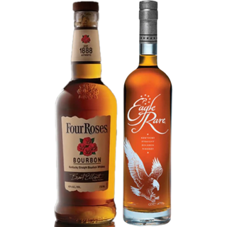 Four Roses Bourbon Yellow Label 750ml and Eagle Rare 10 Year Bourbon 750ml Bundle - Liquor On Broadway