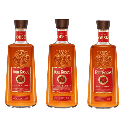 Four Roses Single Barrel Private Selection 3 Bottle Bundle (3 x 750ml) - Liquor On Broadway