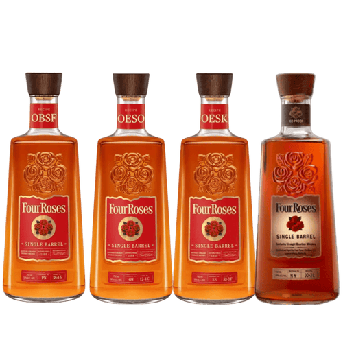 Four Roses Single Barrel Private Selection 4 Bottle Bundle (4 x 750ml) - Liquor On Broadway