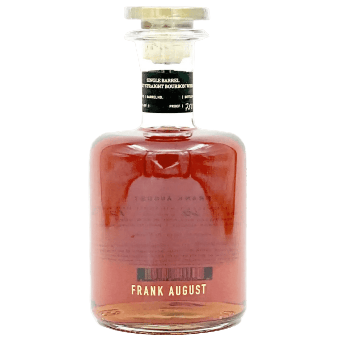 Frank August Single Barrel Age 7.5 Years Whiskey 750ml - Liquor On Broadway