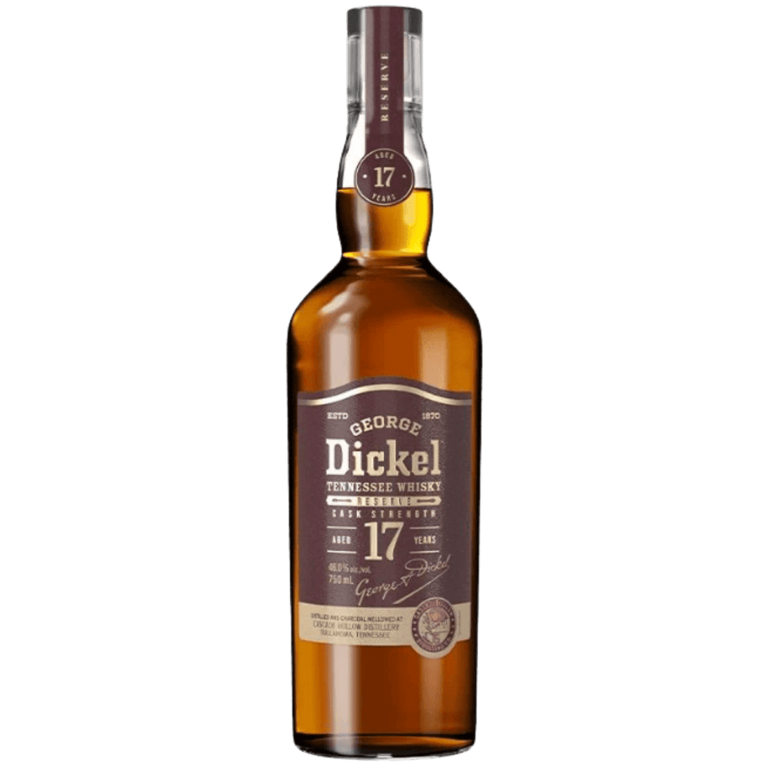 George Dickel 17 Year Reserve Tennessee Whisky 750ml - Liquor On Broadway