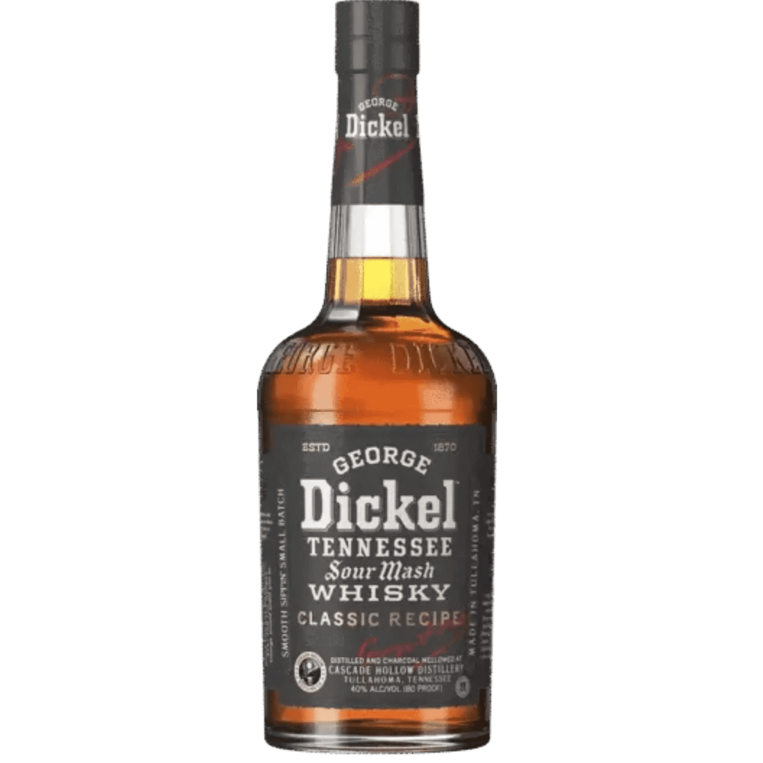 George Dickel Tennessee Sour Mash Classic Recipe Whisky 750ml - Liquor On Broadway