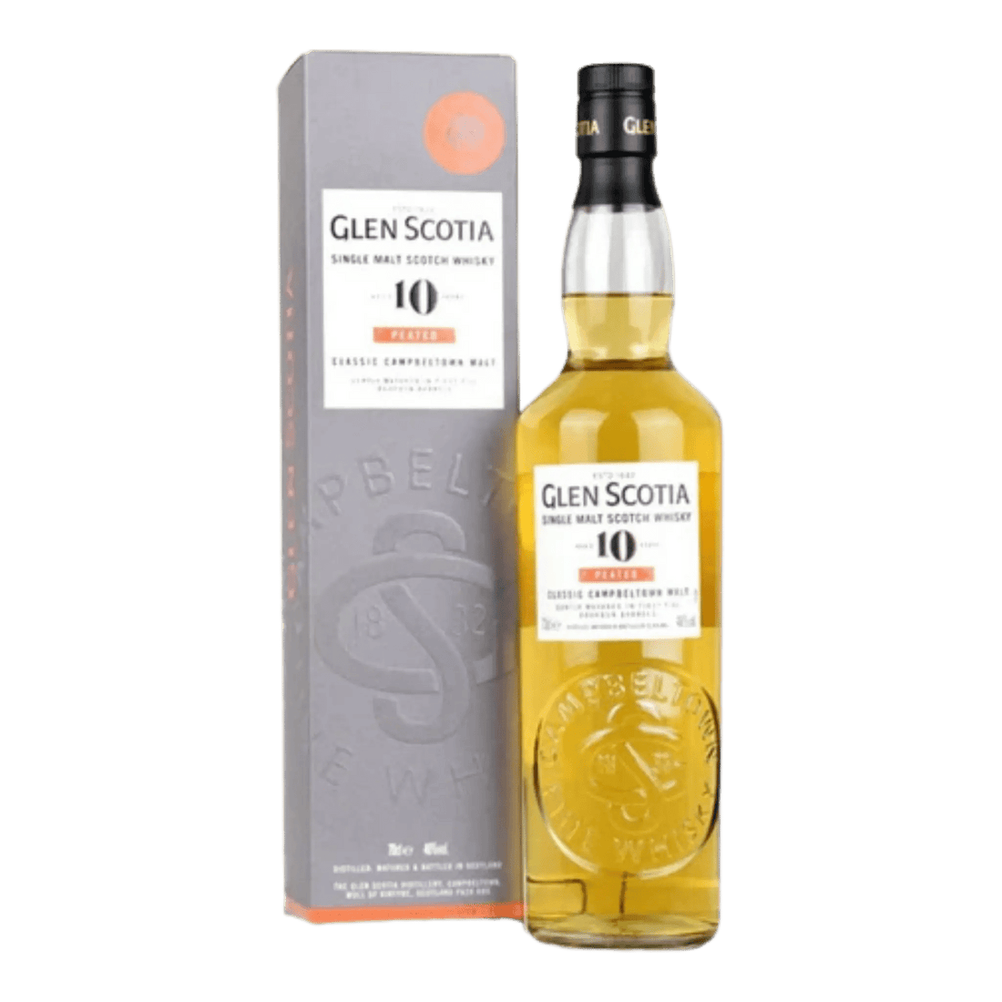 Glen Scotia Aged 10 Years Peated Classic Campbeltown Single Malt Scotch Whisky 700ml - Liquor On Broadway