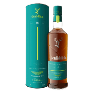 Glenfiddich Aston Martin Formula One Team 16 Year Single Malt Scotch Whisky 750ml - Liquor On Broadway
