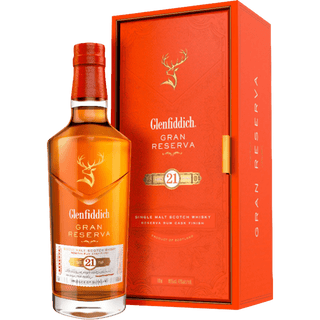 Glenfiddich Gran Reserva Aged 21 Years Single Malt Scotch Whisky Caribbean Rum Cask Finish 750ml - Liquor On Broadway