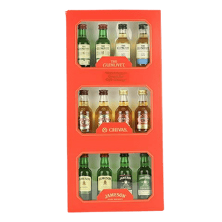 Glenlivet, Chivas & Jameson Miniature Gift Set – 12 Minis - Liquor On Broadway