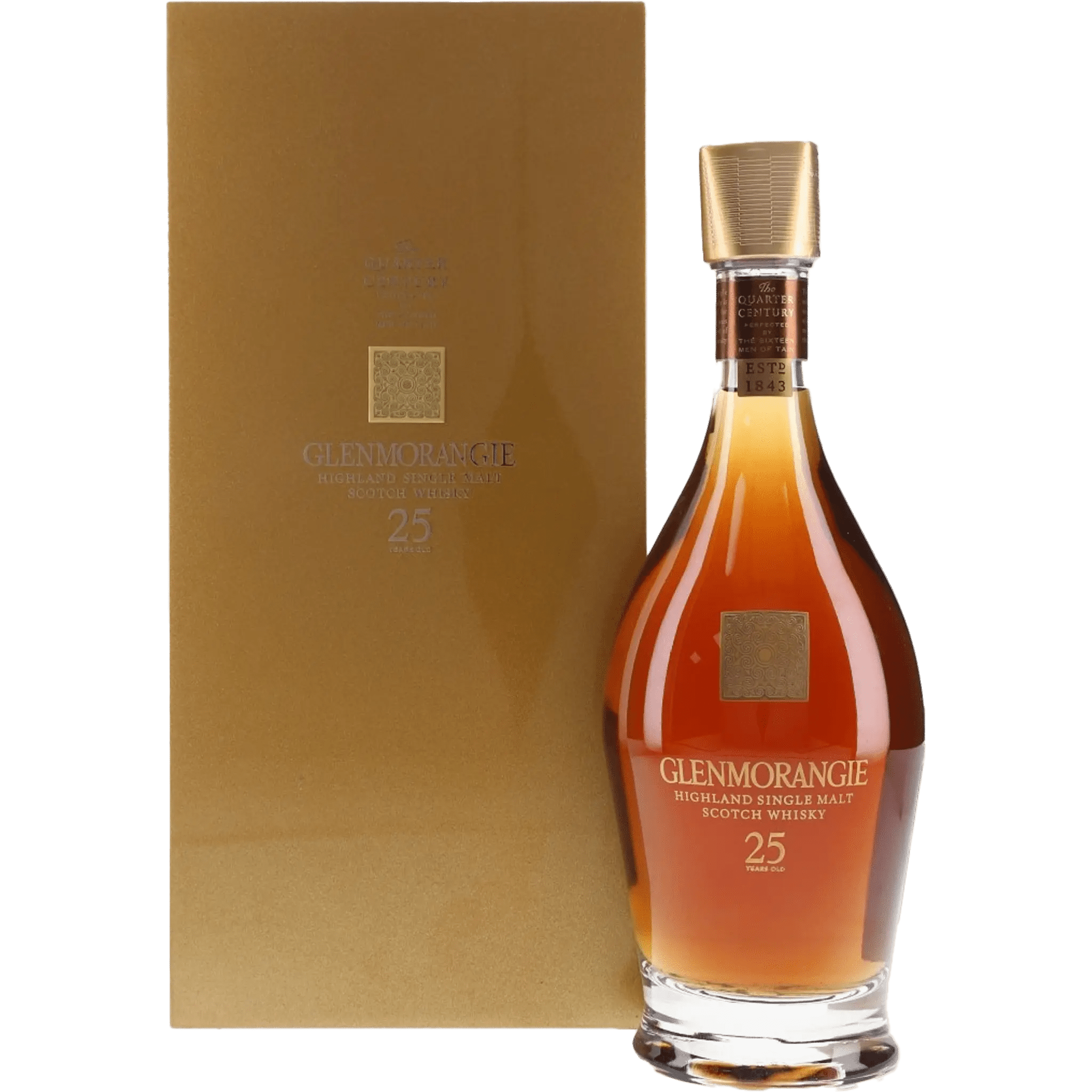Glenmorangie 25 Year Old Highland Single Malt Scotch Whisky 750ml Glenmorangie 25 Year Old Highland Single Malt Scotch Whisky 750ml