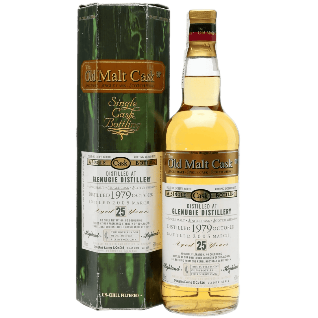 Glenugie 1979 25 Year Old Single Cask Scotch Whisky Douglas Laing Old Malt Cask 700ml - Liquor On Broadway