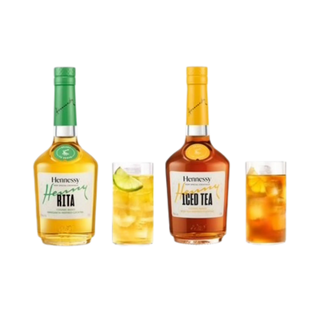 Hennessy Very Special Cocktails Bundle Henny Rita & Henny Iced Tea Ready to Serve 2 x 375ml - Liquor On Broadway