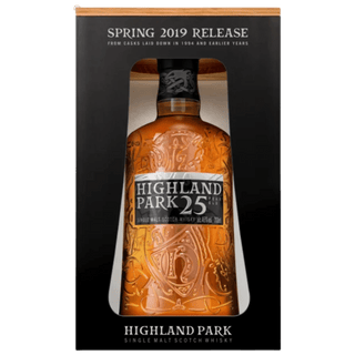 Highland Park 25 Year Old Single Malt Scotch Whisky – Spring 2019 Release 750ml - Liquor On Broadway