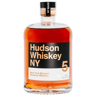 Hudson Whiskey NY 5 New York Straight Bourbon 750ml - Liquor On Broadway