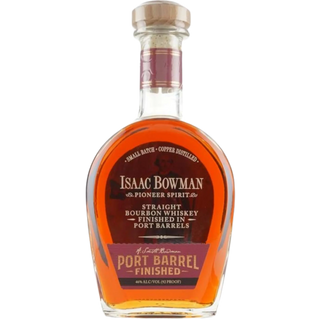 Isaac Bowman Pioneer Spirit Port Barrel Finished Straight Bourbon Whiskey 750ml - Liquor On Broadway