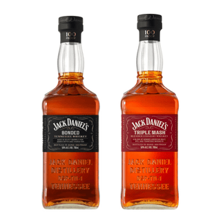 Jack Daniel's 100 Proof Bottled - In - Bond & Jack Daniel's Triple Mash Blended Whiskey 100 Proof — Bundle - Liquor On Broadway