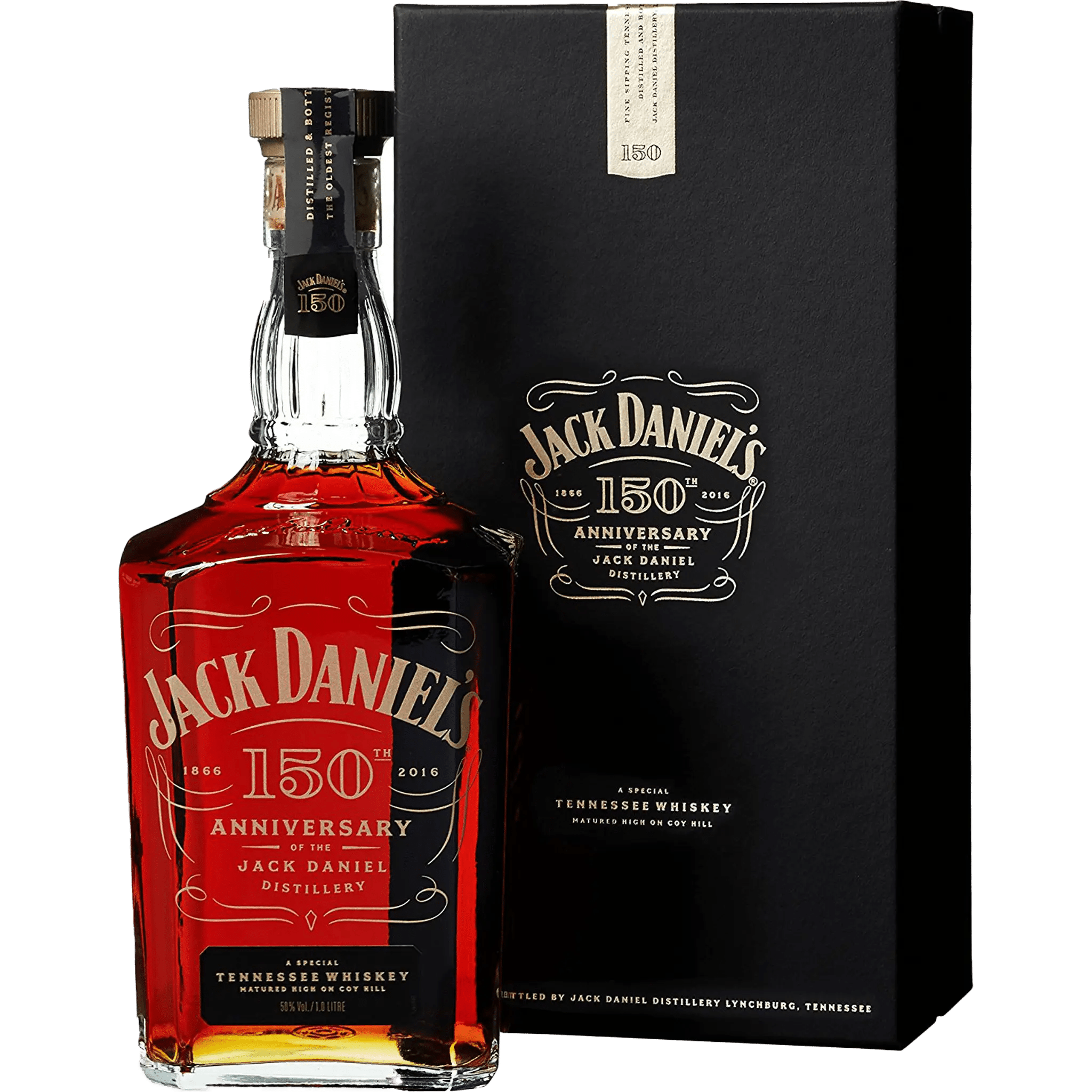 Jack Daniel's 150th Anniversary Tennessee Whiskey 1 Liter Jack Daniel's 150th Anniversary Tennessee Whiskey 1 Liter