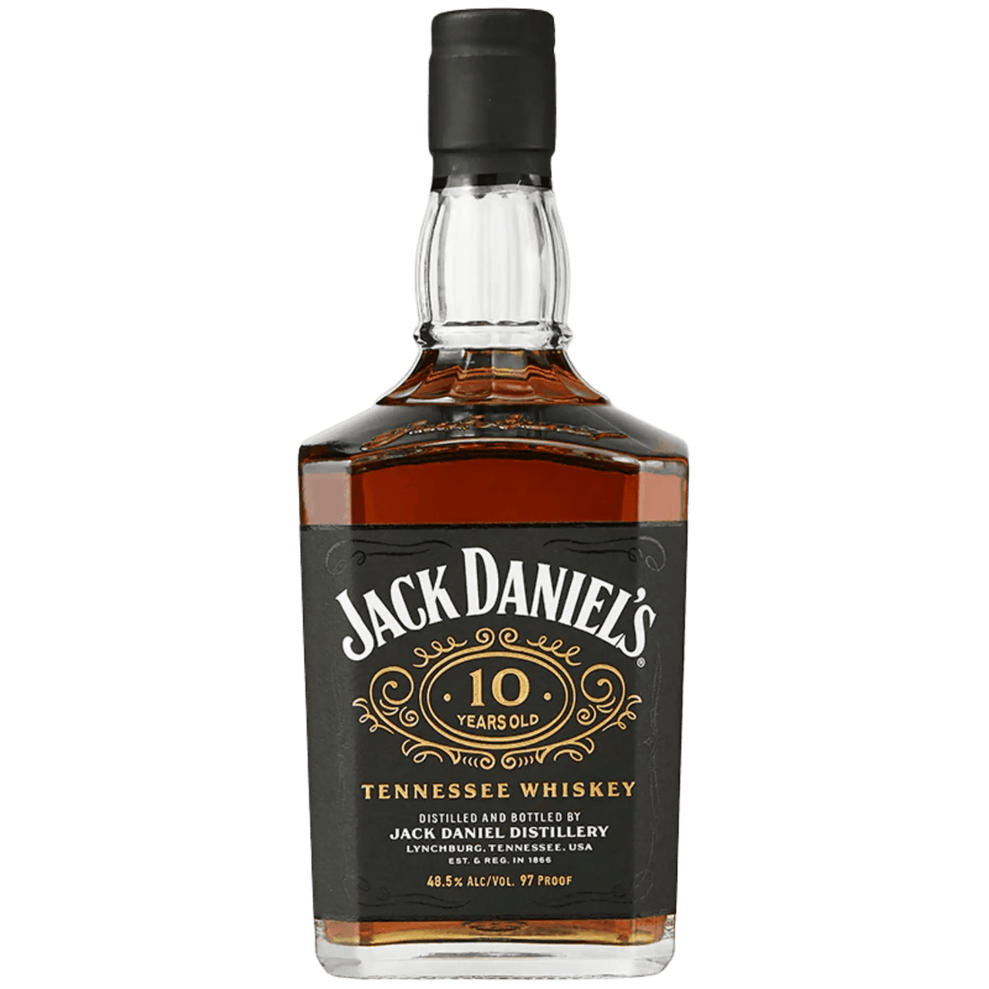 Jack Daniel's Aged 10 Years Tennessee Whiskey 750ml - Liquor On Broadway