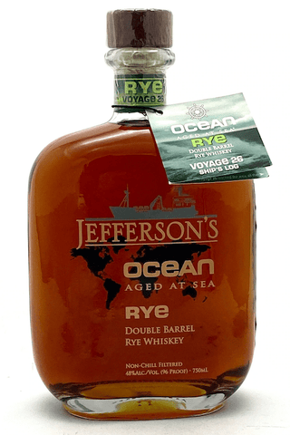 Jefferson's Ocean Aged At Sea Voyage 26 Double Barrel Rye Whiskey - Liquor On Broadway