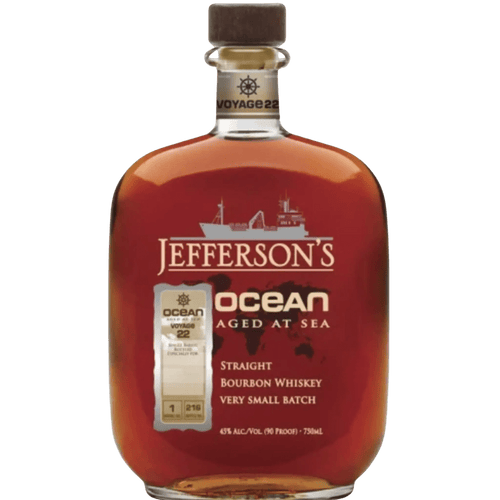Jefferson's Ocean Voyage 22 Wheated Liquor On Broadway Barrel Pick 750ml - Liquor On Broadway