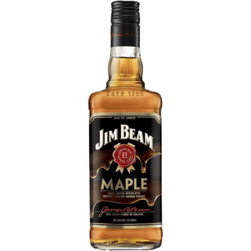 Jim Beam Maple Kentucky Straight Bourbon Whiskey 750ml - Liquor On Broadway