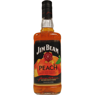 Jim Beam Peach Bourbon Whiskey 750ml - Liquor On Broadway