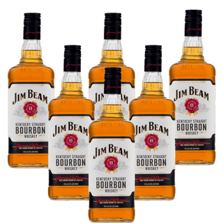 Jim Beam White Label Kentucky Straight Bourbon Whiskey 80 Proof 750ml - Liquor On Broadway