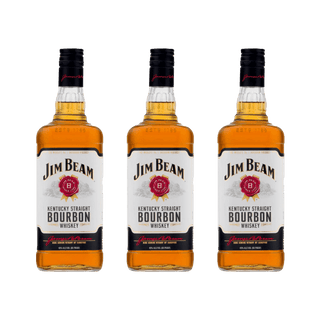 Jim Beam White Label Kentucky Straight Bourbon Whiskey 80 Proof 750ml - Liquor On Broadway