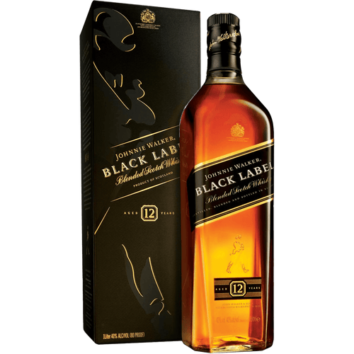 Johnnie Walker Black Label Blended Scotch Whisky 750ml - Liquor On Broadway