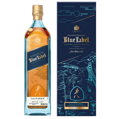 Johnnie Walker Blue Label California Limited Edition Blended Scotch Whisky 750ml - Liquor On Broadway
