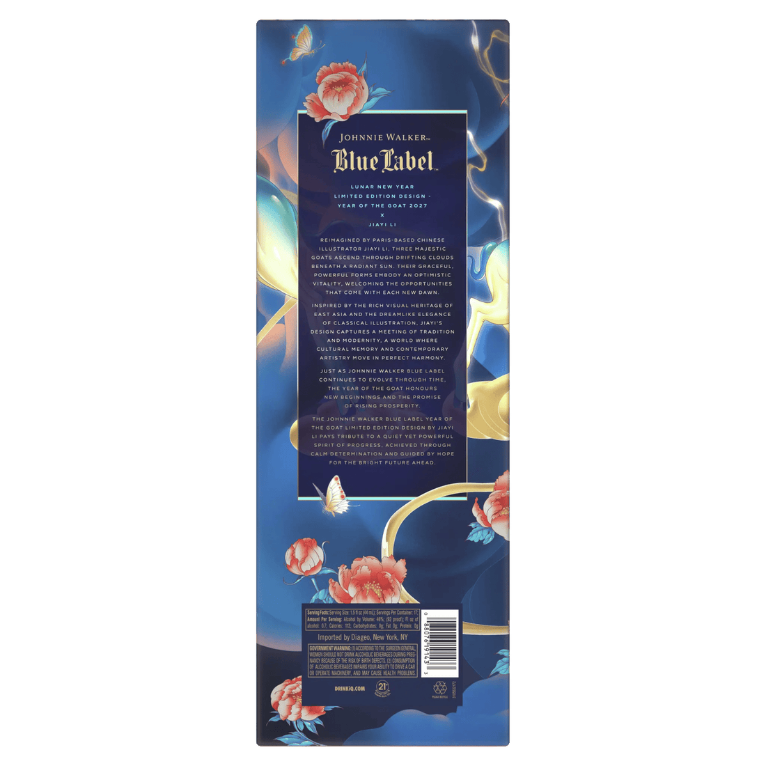Johnnie Walker Blue Label Year of the Goat 2027 Limited Edition Blended Scotch Whisky 750ml - Liquor On Broadway