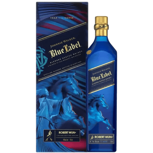 Johnnie Walker Blue Label Year of the Horse 2026 Lunar New Year Limited Edition Blended Scotch Whisky 750ml - Liquor On Broadway
