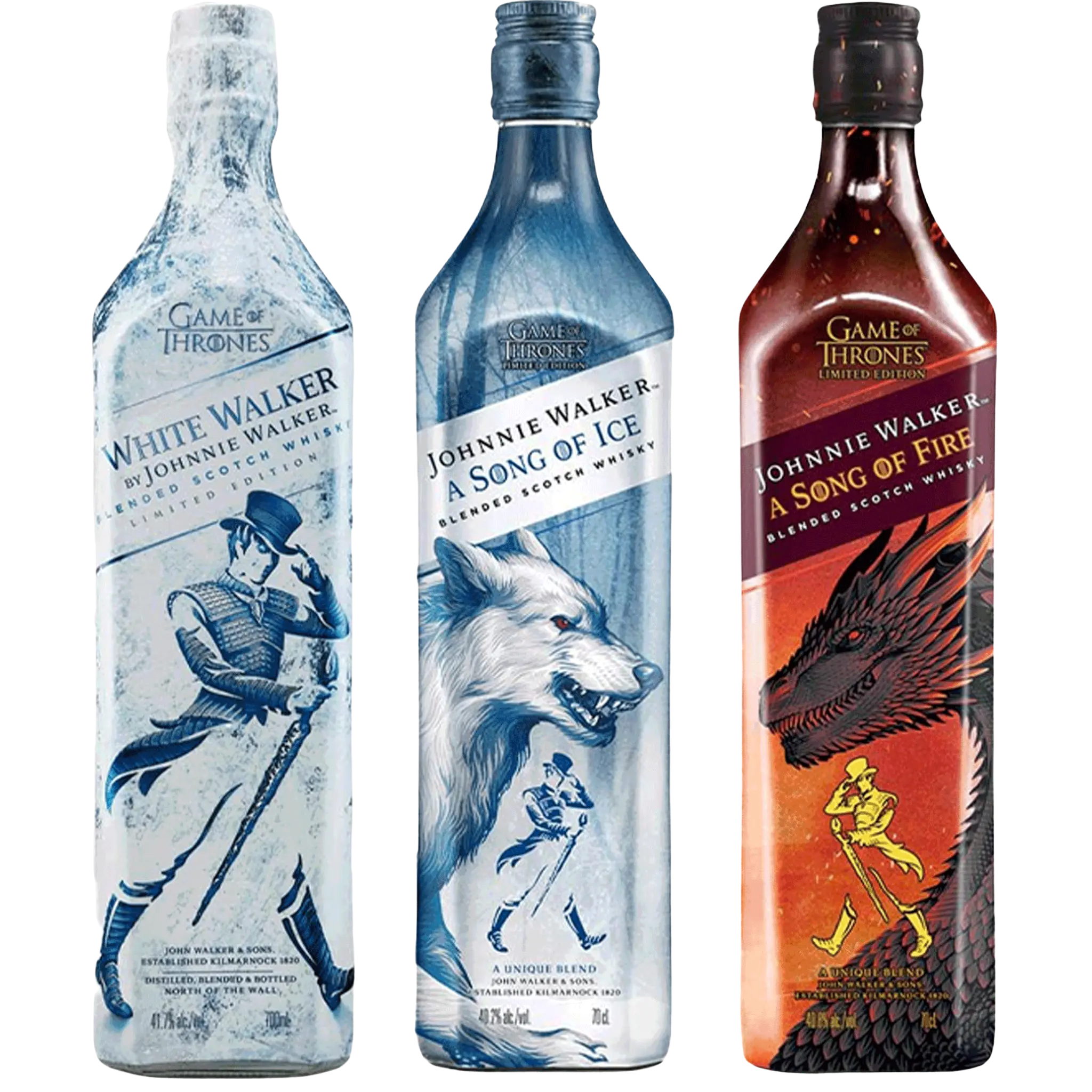 Game of Thrones White Walker ウイスキー Johnnie Walker Game of Thrones Collection – White Walker, A Song