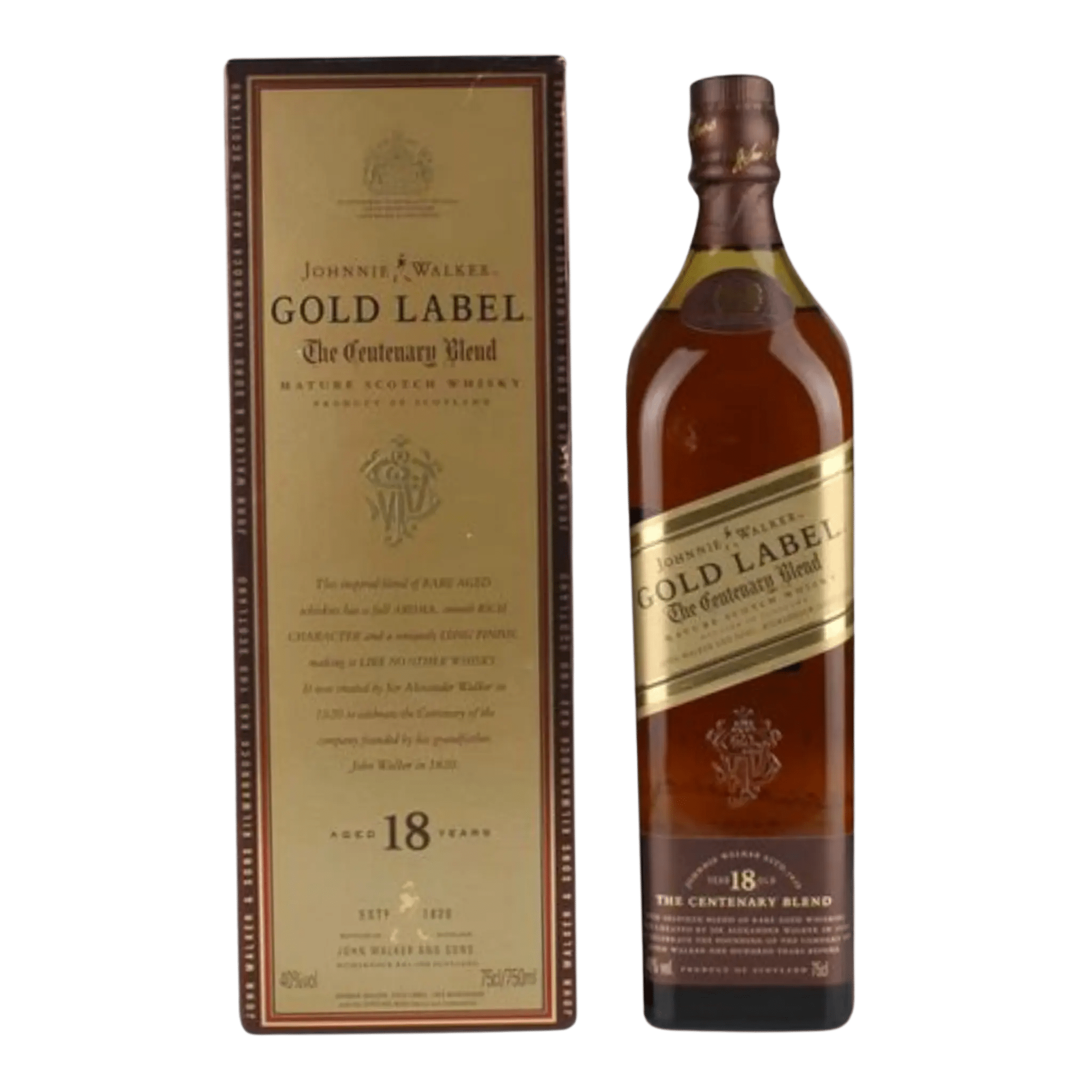 Johnnie Walker Gold Label Centenary Blend 18 Year 80 Proof 750ml Johnnie Walker Gold Label Centenary Blend 18 Year 80 Proof 750ml